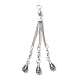 Tibetan Style Alloy Curb Chain Tassel Big Pendants(FIND-I025-01E)-1