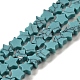 Dyed Synthetic Turquoise Beads Strands(G-G085-B32-02)-1