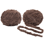 32M Polyester Yarn, Hand Knitting Threads, for Sweater Scarf Fabric Needlework Craft, Saddle Brown, 18~22x0.5mm, about 50g/skein(OCOR-WH20005-34A)