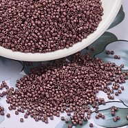 MIYUKI Delica Beads, Cylinder, Japanese Seed Beads, 11/0, (DB1167) Galvanized Matte Berry, 1.3x1.6mm, Hole: 0.8mm, about 10000pcs/bag, 50g/bag(SEED-X0054-DB1167)