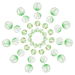 SUNNYCLUE DIY Stretch Bracelets Making Kits, Including Transparent Spray Painted Glass Beads and Strong Stretchy Beading Elastic Thread, Sea Green, Glass Beads: 4Size, 30pcs/Size, 120pcs, Elastic Thread: 1roll(DIY-SC0015-60E)