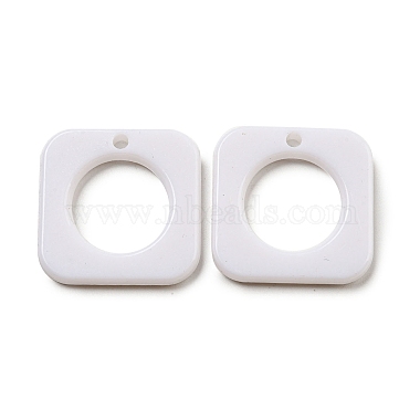 White Square Acrylic Pendants