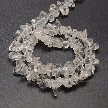 Natural Quartz Crystal Chips Beads Strands(X-G-P030-01)-3
