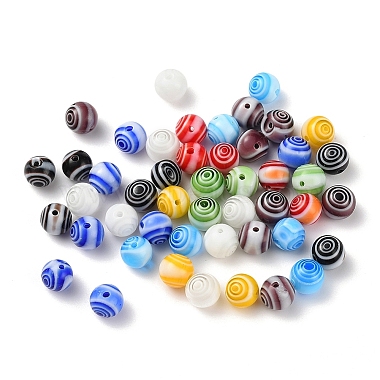 48Pcs Handmade Millefiori Glass Beads(LK-YW0001-02B)-6