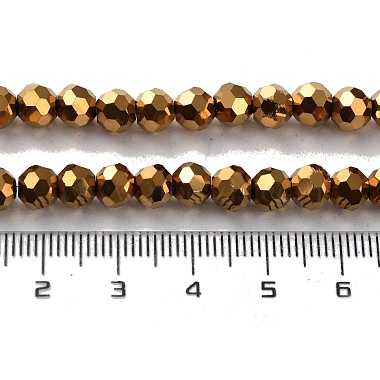facettes(32 facettes) galvanoplastir des brins de perles de verre(X-EGLA-R042-6mm-03)-3