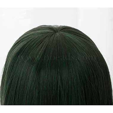 Largas pelucas sintéticas rectas de anime cosplay verde(OHAR-I015-18)-2