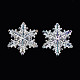 UV Plating Christmas Transparent Acrylic Multi-Strand Links(OACR-Q197-02)-1