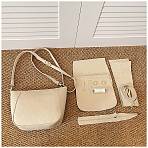 DIY PU Leather Crossbody Bag Making Kits, Beige, 173x190x1.5mm, 2pcs(FB-CBA9065-02)