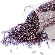 TOHO Round Seed Beads, Japanese Seed Beads, (201) Gold Luster Amethyst, 11/0, 2.2mm, Hole: 0.8mm, about 5555pcs/50g(SEED-XTR11-0201)