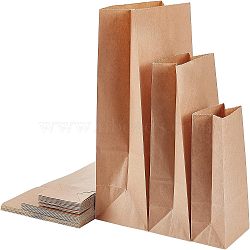 Nbeads Kraft 30Pcs 3 Style Paper Bags, with 30Pcs Paper Price Tags and 1Bundle Jute Cord, BurlyWood, Bag: 9~18x5.5~11x17~32cm(CARB-NB0001-08)