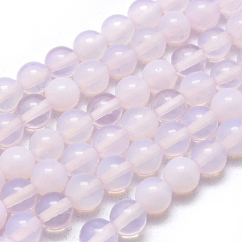 Opalite Beads Strands, Round, 6mm, Hole: 1mm, about 64pcs/strand, 15.16 inch(38.5cm)