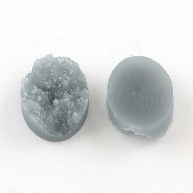 Druzy Resin Cabochons(CRES-S044-14x10mm-13)-2
