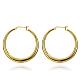 Adorable Design Ring Brass Hoop Earrings(EJEW-BB07351-G)-1