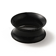 Silicone Ear Plugs Gauges, Tunnel Ear Expander for Men Women, Black, 8.5x19mm, Pin: 16mm(EJEW-G319-01I)