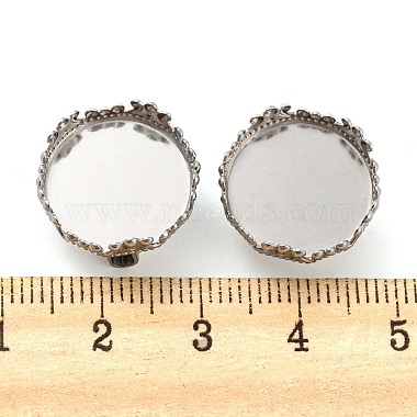 304 Stainless Steel Brooch Base Settings(FIND-D035-02A-P)-3