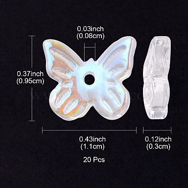 Transparent Spray Painted Glass Charms(GLAA-YW0003-14)-5