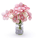 мини стеклянная ваза с искусственными цветочными украшениями(MIMO-PW0001-190B)-1