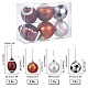 chgcraft 6pcs pendentifs boule de Noël en plastique pour football(DIY-CA0003-20)-2