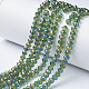 Electroplate Transparent Glass Beads Strands(EGLA-A034-T2mm-G08)-1