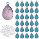 Pandahall elite bricolage pendentif en forme de larme vierge faisant des kits(DIY-PH0021-48)-1