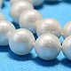 Round Shell Pearl Bead Strands(X-BSHE-L011-8mm-A013A)-4