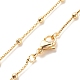 Brass Satellite Chains Necklace for Women(NJEW-P265-05G)-1