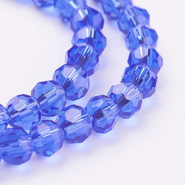 Faceted(32 Facets) Round Glass Beads Strands(X-EGLA-J042-4mm-02)-3