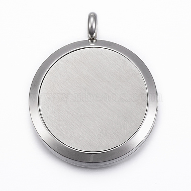 316 Surgical Stainless Steel Diffuser Locket Pendants(STAS-H404-26G)-3