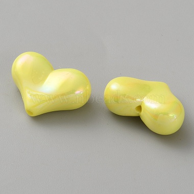 電気メッキ不透明アクリルビーズ(MACR-WH0010-38C)-2