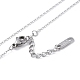 304 Stainless Steel Cable Chain Necklaces(NJEW-G081-06P)-3