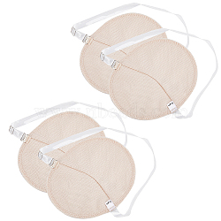 Underarm Armpit Sweat Pad, Quick Dry Sweat Pad, with Transparent Adjustable Shoulder Straps, Antique White, 295~455x10mm(AJEW-WH0505-39)