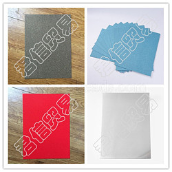 Cardboard Paper Card, DIY Party Decoration New Year Gifts Card, Mixed Color, 29.5x21cm(DIY-MSMC001-16)