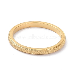 2mm Matte Plain Dome Finger Ring for Girl Women, Ion Plating(IP) 304 Stainless Steel Ring, Golden, US Size 8(18.1mm)(RJEW-C012-01E-G)