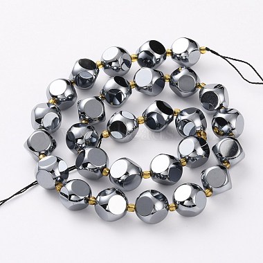 Terahertz Stone Beads Strands(G-A030-B18-12mm-B)-2