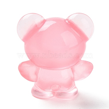 Ornements mignons de petit ours en résine lumineuse(RESI-Z008-01A)-2