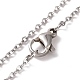 304 Halskette mit Elefantenanhänger aus Edelstahl für Frauen(STAS-E154-22P)-4