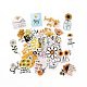 50Pcs Cartoon Daisy Paper Sticker Label Set(DIY-G066-02)-1