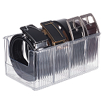 PET Belt Storage Box, Ractangle, Clear, 235x135x110.5mm(AJEW-WH0816-398)