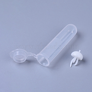 Transparent Disposable Plastic Centrifuge Tube, with DIY Crystal Epoxy Resin Material Ocean Filling, Jellyfish, White, Tube: 52.5x13.5x19.5mm, Jellyfish: 18x11.5mm(DIY-WH0143-91C)