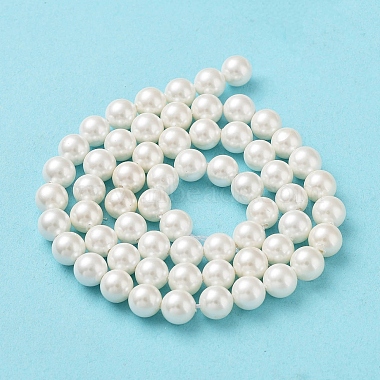 Chapelets de perles en coquille(X-BSHE-L026-03-6mm)-4