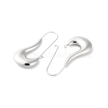 304 Stainless Steel Hoop Earrings(EJEW-M249-04P)-2