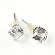 Shiny Glass Rhinestone Stud Earrings(EJEW-F0039-05)-1