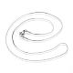 Collares de cadena de serpiente de 304 acero inoxidable(NJEW-D285-36P)-1