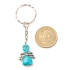 Dyed Synthetic Turquoise Keychains(KEYC-JKC00328)-3