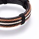 Bracelets de cordon en cuir(BJEW-F347-14)-2