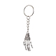 Halloween Themed Skull Hand Alloy Keychain(KEYC-JKC00860)-1