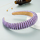 Bling Bling Glass Beaded Hairband(OHAR-PW0007-26V)-1