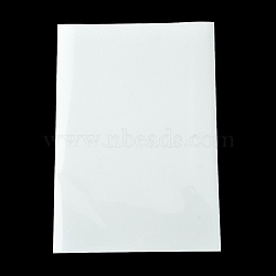 A4 Matte Vinyl Transfer Film, For T-shirt Garment, White, 29.7x21x0.02cm(DIY-WH0148-47A)