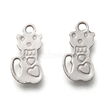 Stainless Steel Color Cat 201 Stainless Steel Charms