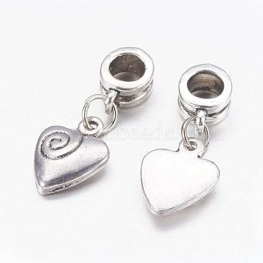 Valentine Day Gift Ideas for Men Alloy European Dangle Charms(PALLOY-JF00001-28)-2